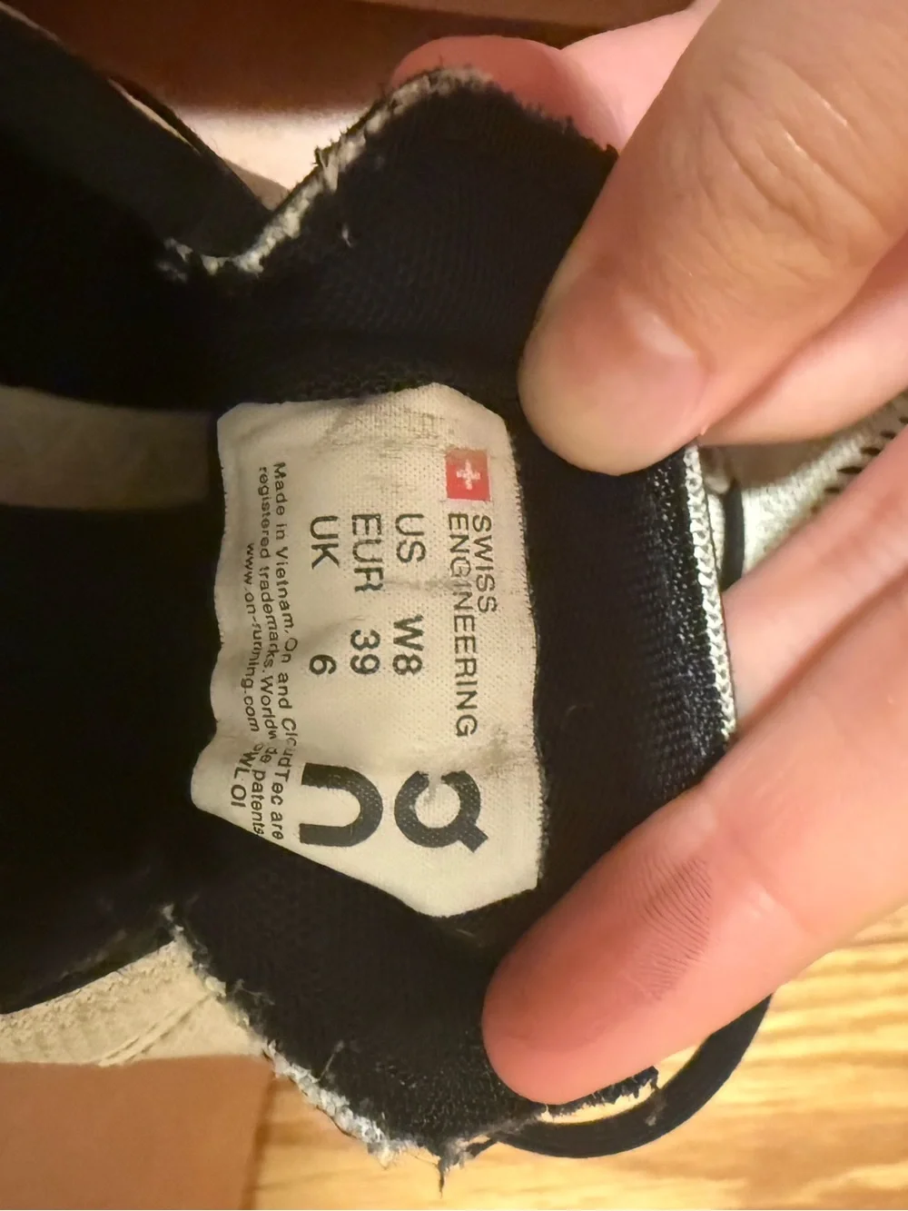on clouds size 8
